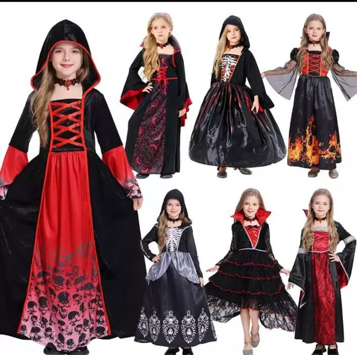 萬聖節cosplay吸血鬼服裝-女巫連身裙