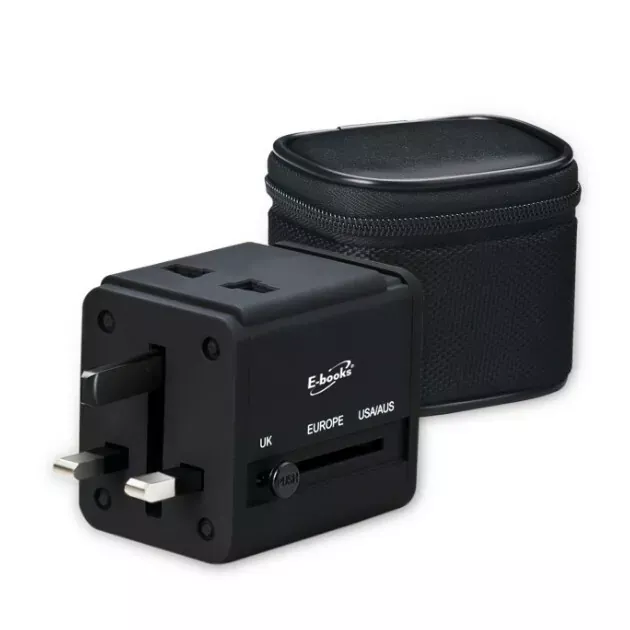 【RASTO】B67 B70 雙孔USB萬國旅行轉接頭充電器