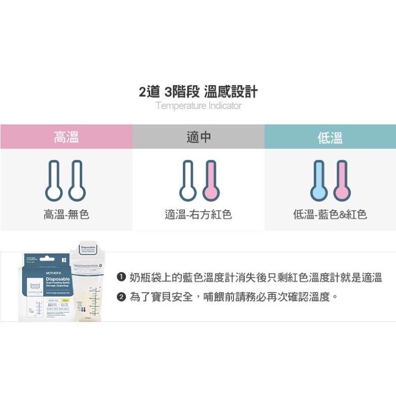 韓國MOTHER-K 拋棄式奶瓶外出3餐組 /3餐組Pro 吃5餐組 免洗式奶瓶 溫感奶粉袋