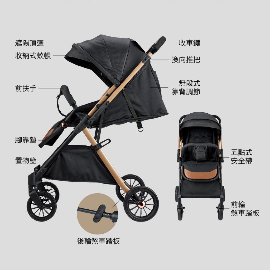 酷咕鴨 高景觀換向手推車 雙向推車