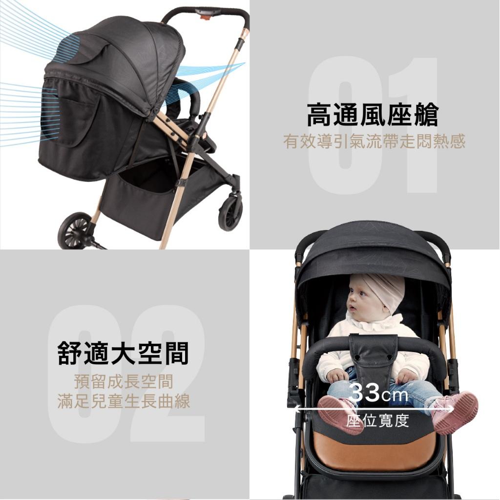 酷咕鴨 高景觀換向手推車 雙向推車