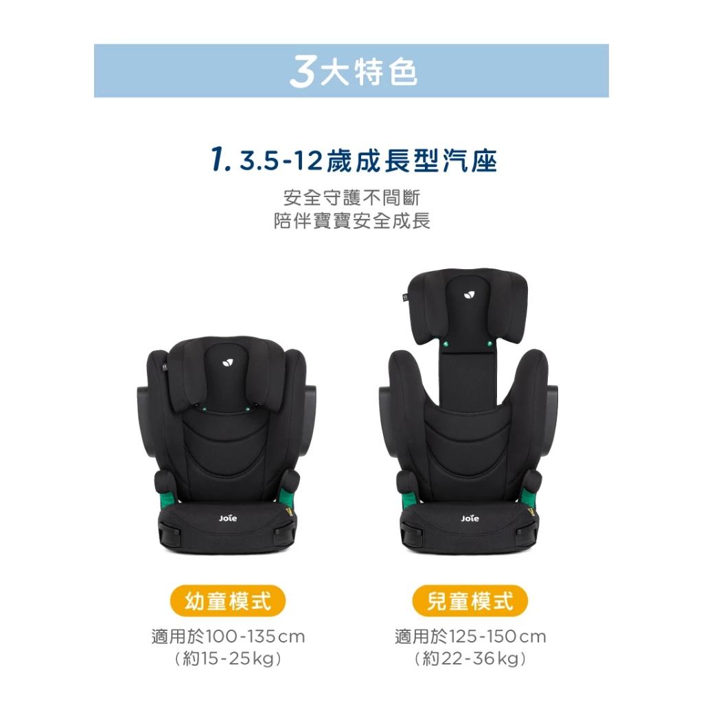 i-Trillo™ FX 3.5-12歲成長型汽座 (sofix裝置）