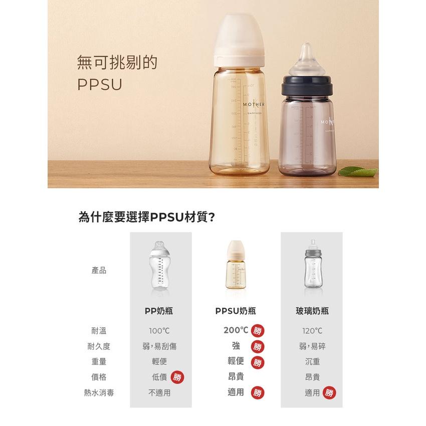 韓國MOTHER-K 精粹極簡PPSU奶瓶1入/2入組