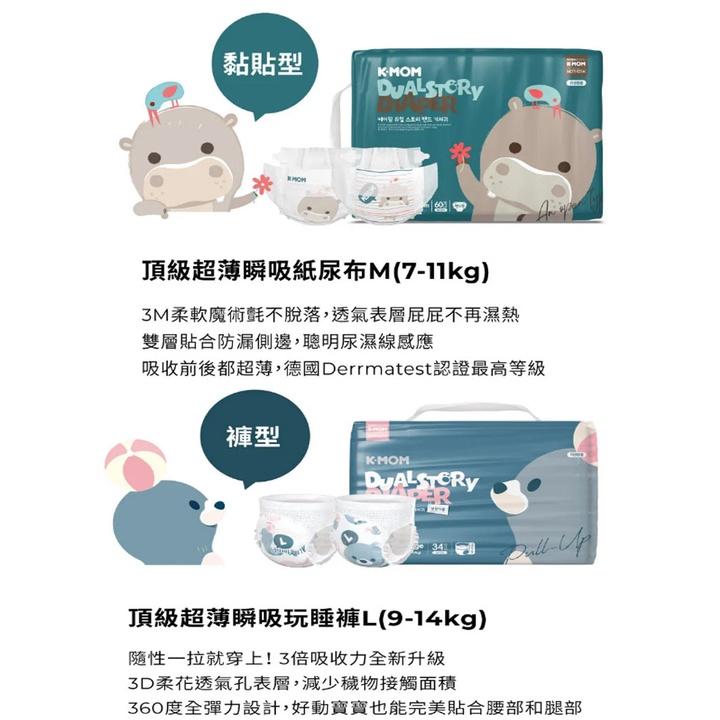 韓國MOTHER-K K-MOM 尿布祝福禮箱(尿布禮盒)