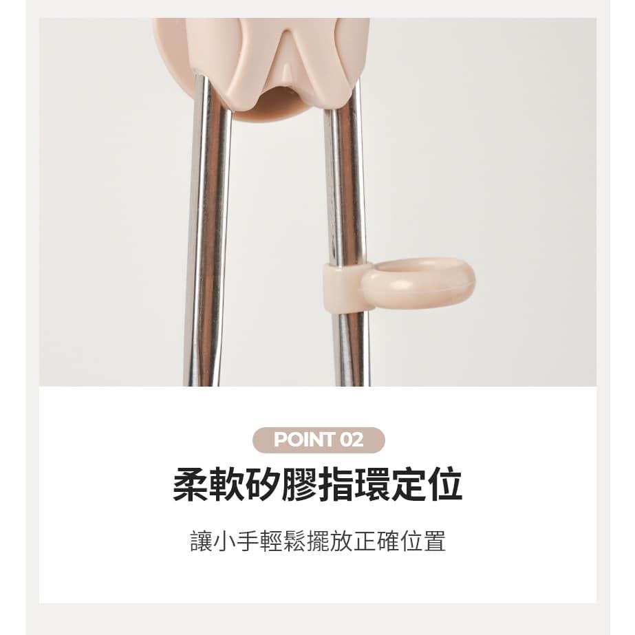 韓國MOTHER-K 輕奢不鏽鋼筷樂學習湯匙套組 3Y+