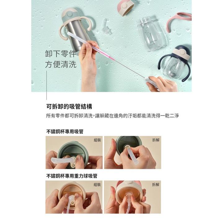 韓國MOTHER-K Hug防逆流直飲吸管2入組(適用Hug防逆流PP水杯/Hug不鏽鋼保溫杯)
