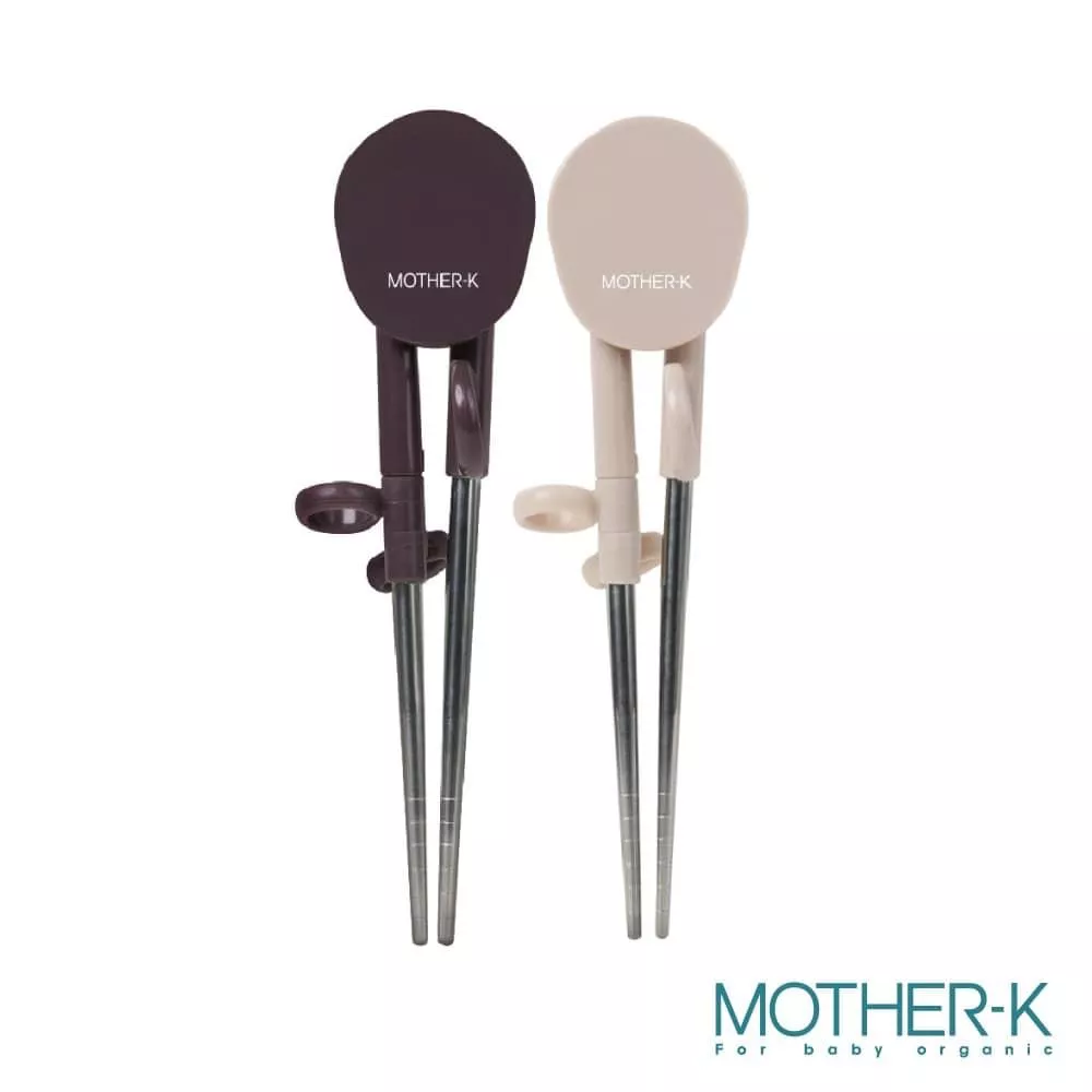 韓國MOTHER-K 輕奢不鏽鋼幼兒學習筷 2Y+