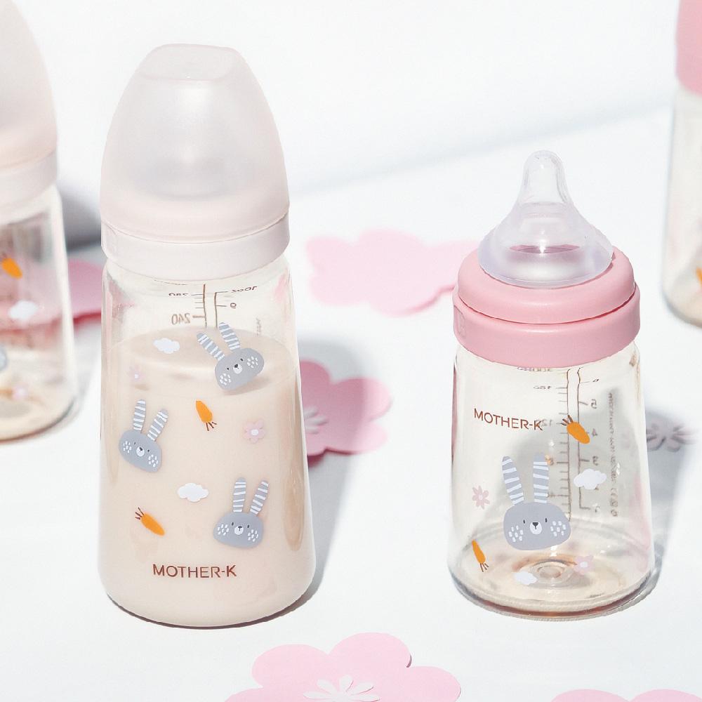 韓國MOTHER-K 精粹極簡PPSU奶瓶 180ml/280ml_兔子限定版