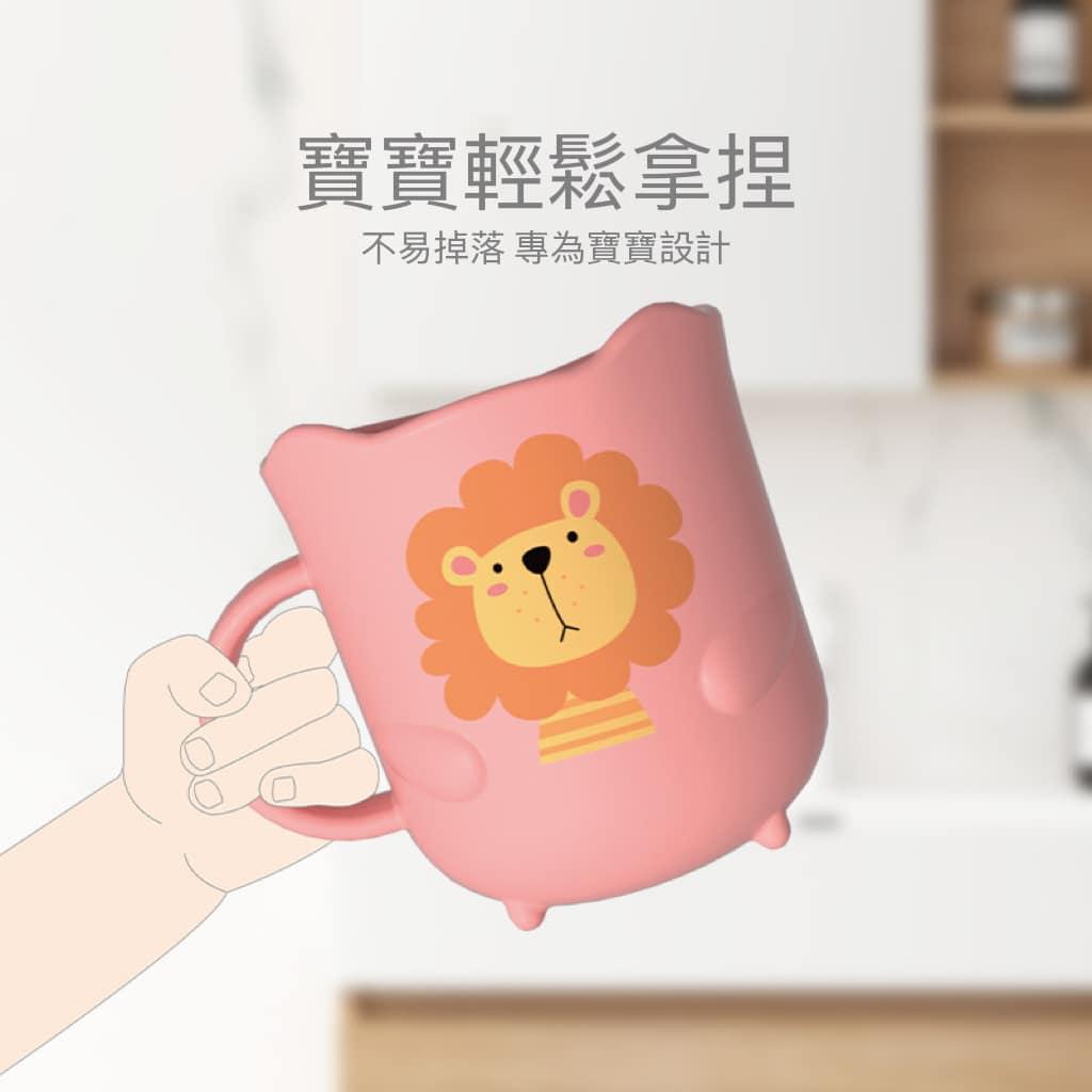 可愛萌趣透明簡約牙刷杯 漱口杯 可立牙刷