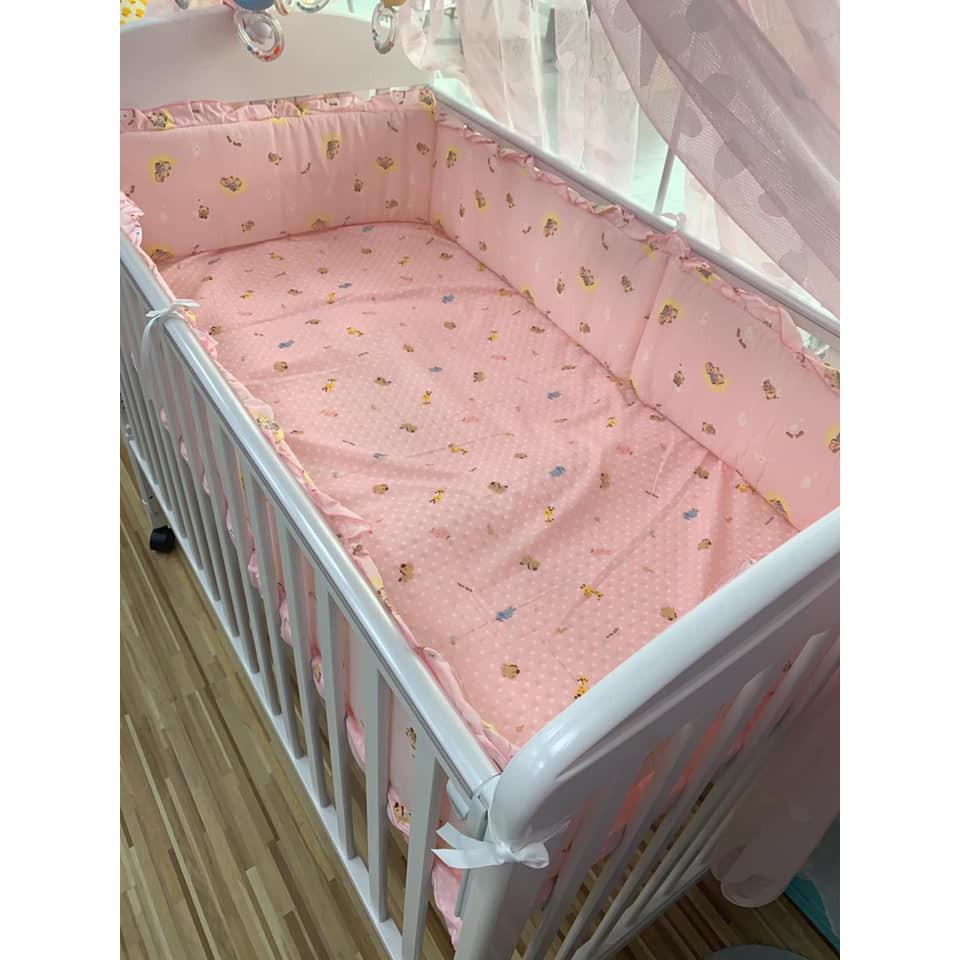 【台灣製造】嬰兒純棉防撞床圍 嬰兒床圍/中床/大床