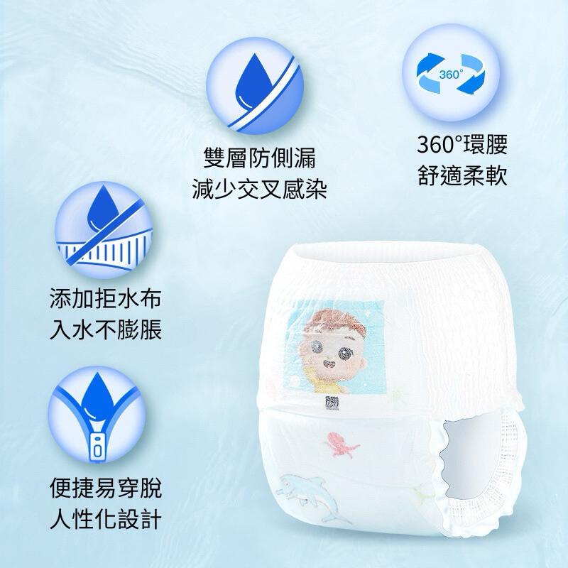 玩水必備 嬰幼兒游泳拉拉褲 一次性游泳褲