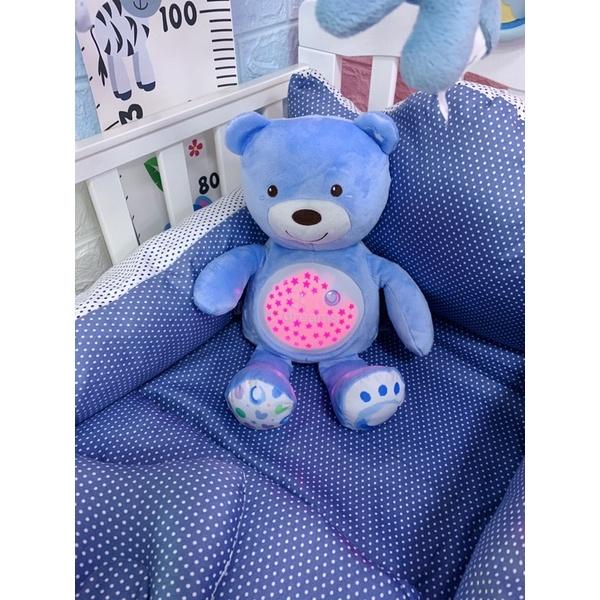 Chicco 彩虹投射甜蜜晚安熊 音樂玩偶