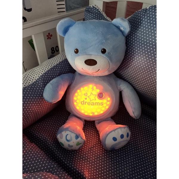 Chicco 彩虹投射甜蜜晚安熊 音樂玩偶