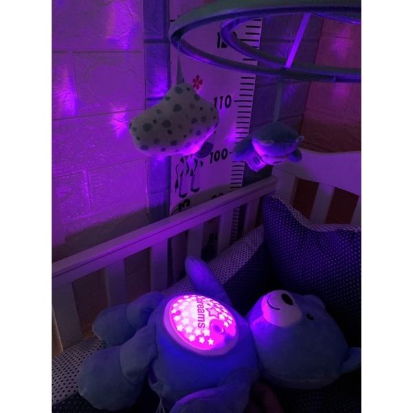Chicco 彩虹投射甜蜜晚安熊 音樂玩偶