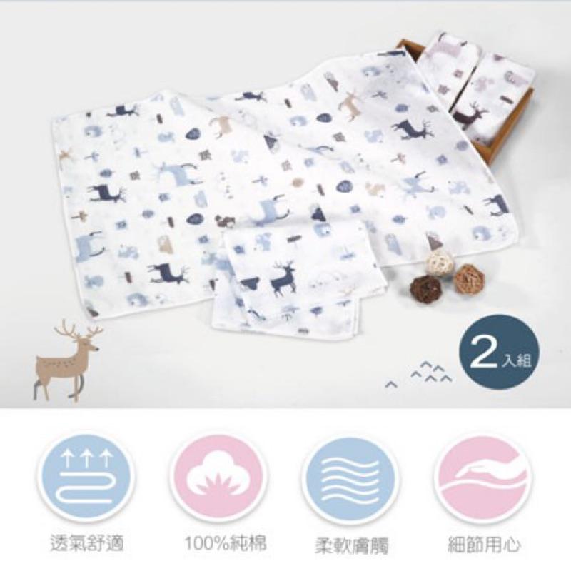 【kuku酷咕鴨】紗布澡巾-2入