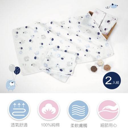 【kuku酷咕鴨】紗布澡巾-2入