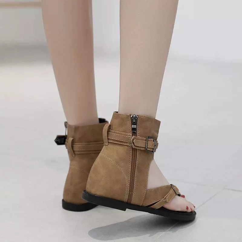 2025休閒內增高皮帶扣羅馬涼鞋M479