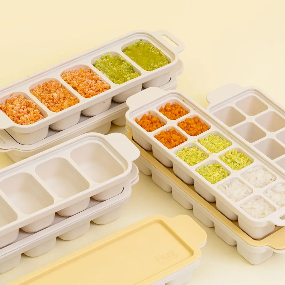 韓國MOTHER-K HUG 鉑金矽膠副食品製冰盒 5格/12格