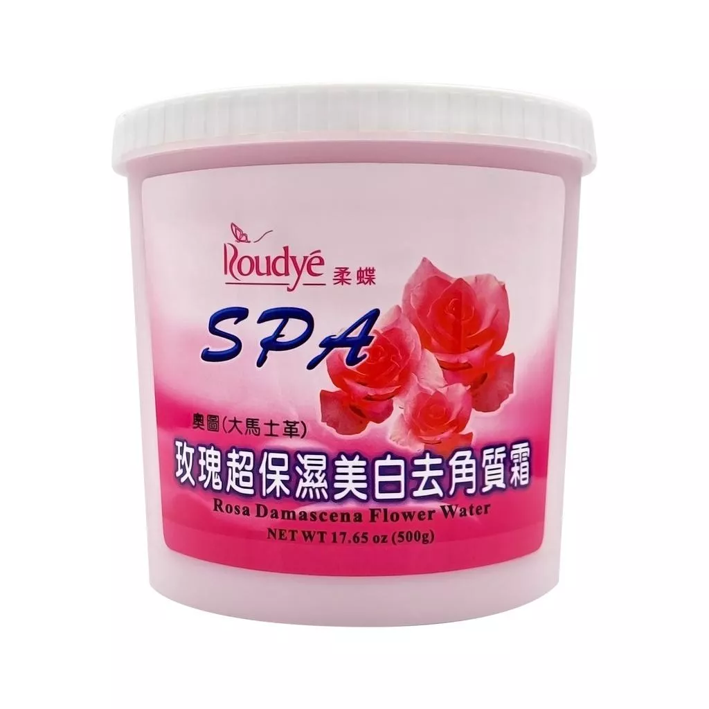 柔蝶 玫瑰超保濕美白去角質霜500ml
