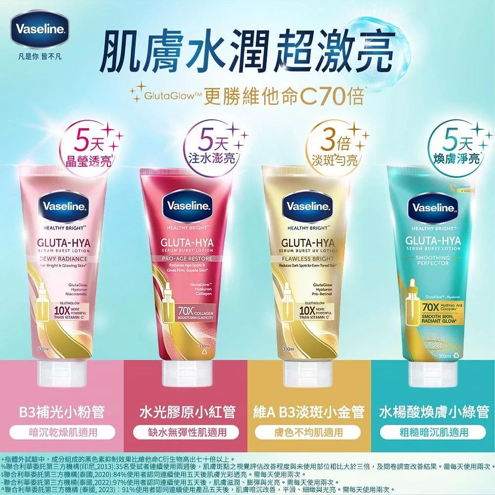 Vaseline凡士林精華凝乳