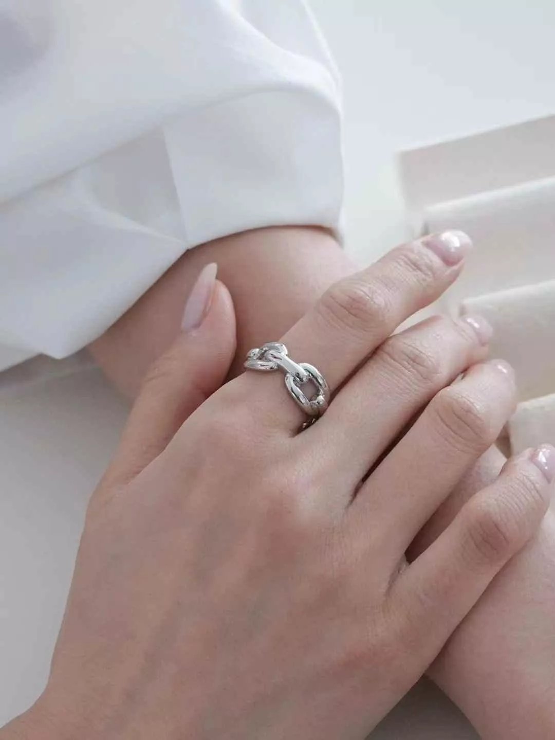 造型鏈條戒指｜兩色可選