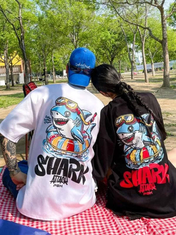 鯊魚寶寶短袖上衣