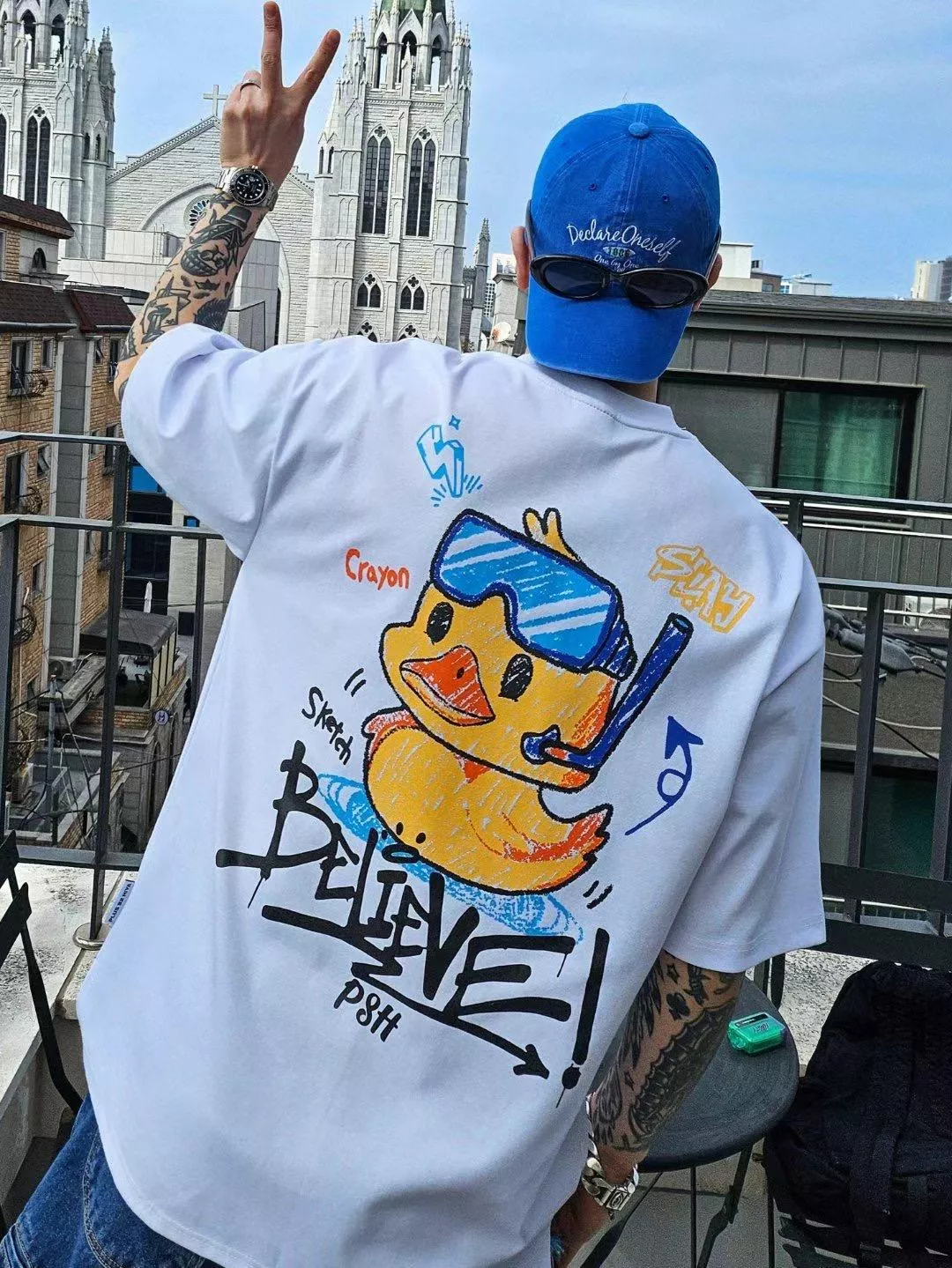 韓國直送✈️Duck Diver短T｜寬鬆休閒百搭款