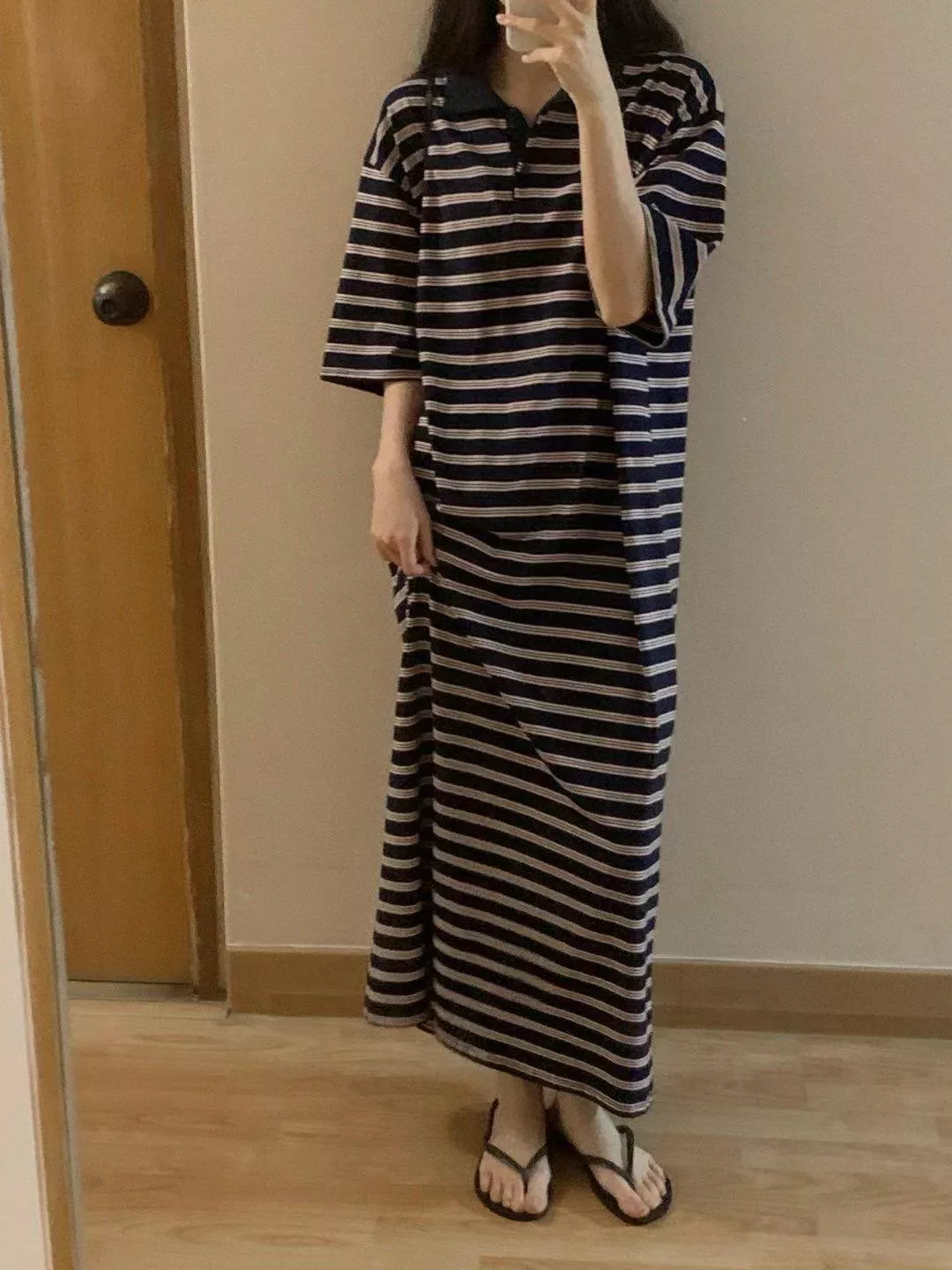 正韓空運🇰🇷條紋連身裙