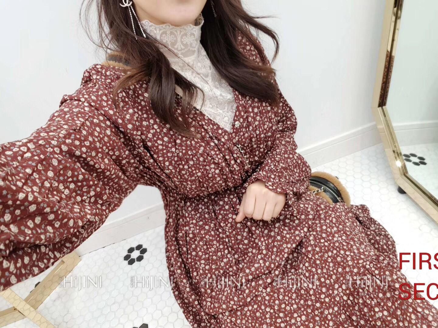 韓系碎花洋裝(價格詢問請加賴ID:073106108一對一客服)