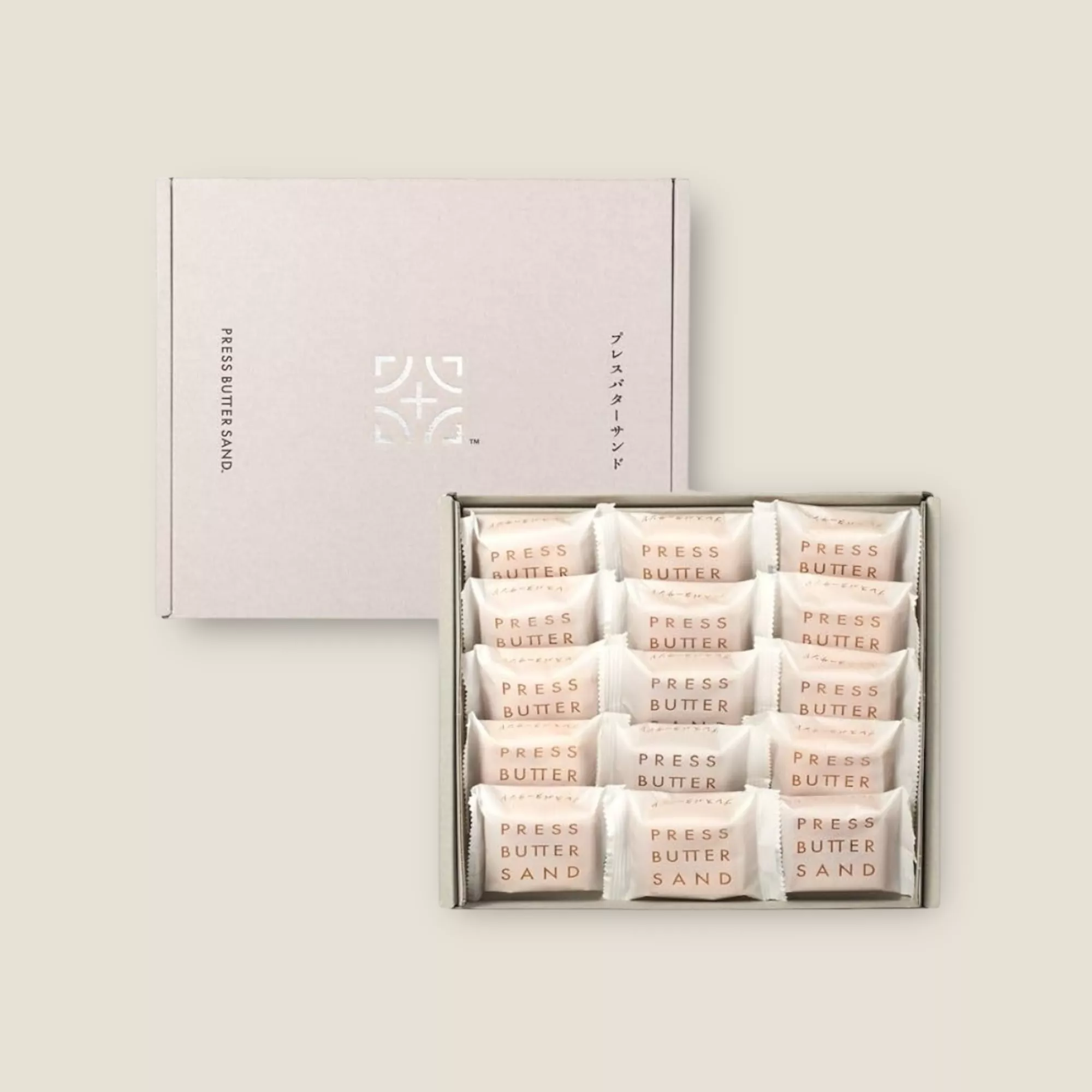 PRESS BUTTER SAND 原味奶油餅乾禮盒（9入／15入）