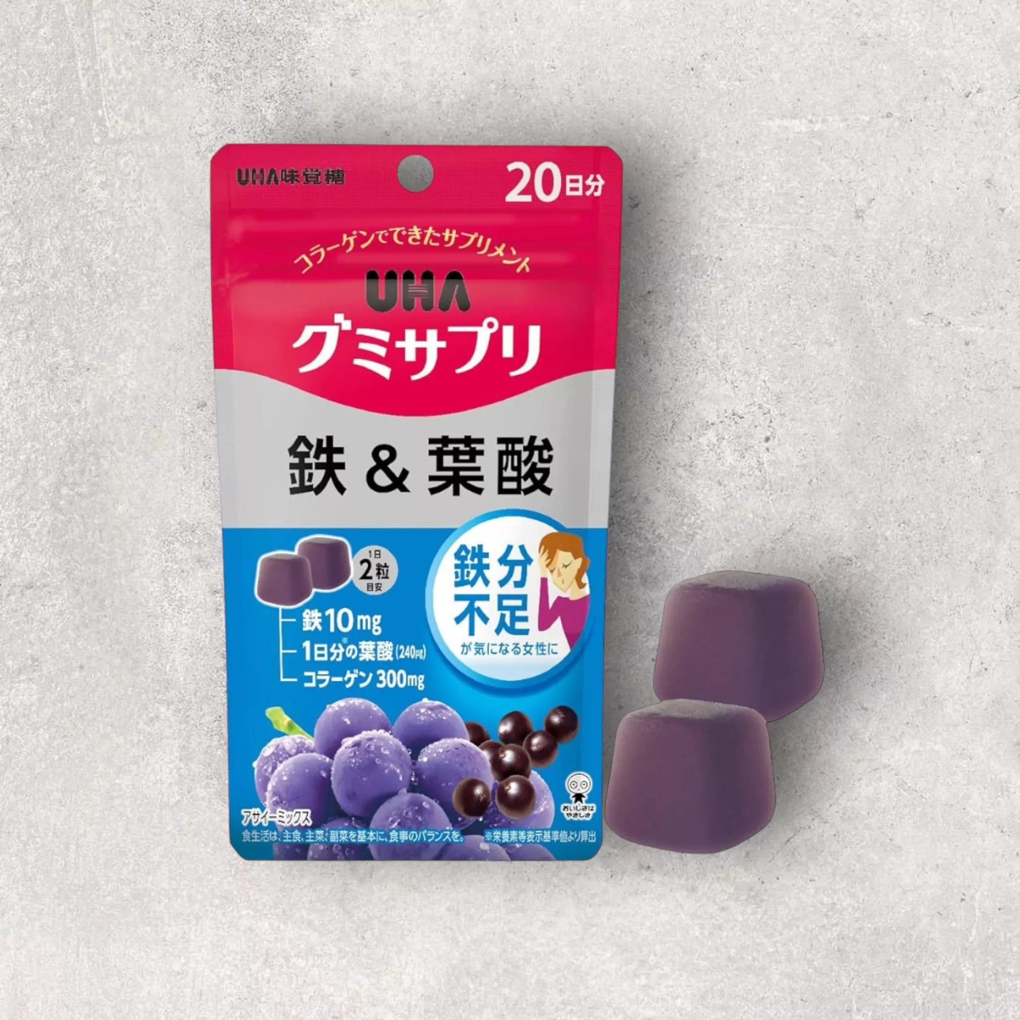 UHA 鐵＋葉酸 味覺糖 （20日/30日）