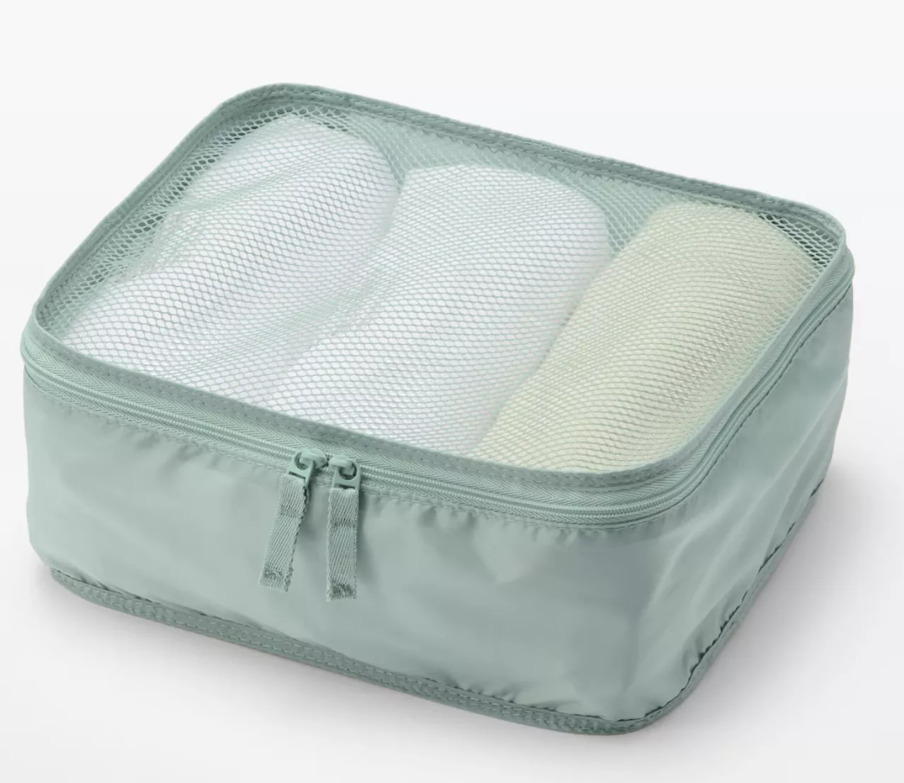 🧳【MUJI 無印良品】聚酯纖維可折收納袋（S）