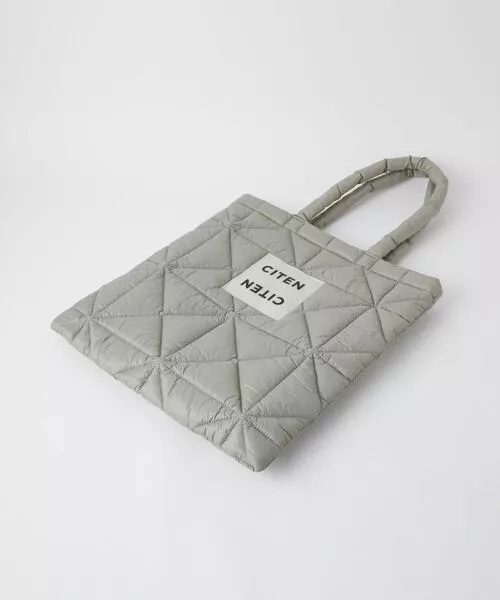 CITEN 輕量絎縫托特包（灰色款）