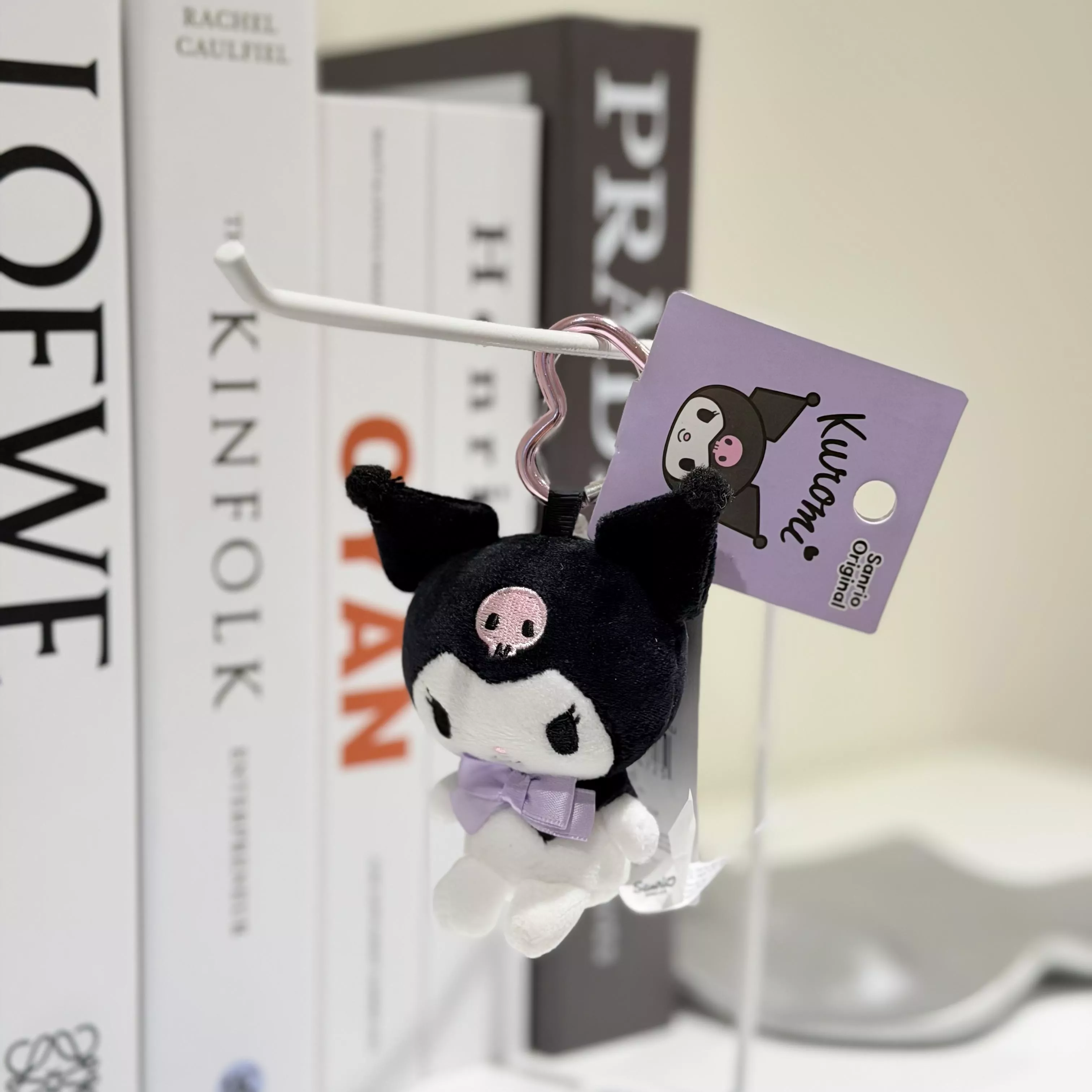 ☀️ 日光商店 | Sanrio 酷洛米 Kuromi 軟絨吊飾 | 愛心扣環 邪惡萌系