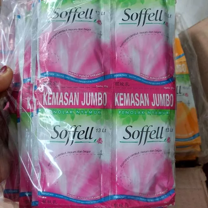 Soffell Lotion Anti Nyamuk 防蚊乳液 12pc X 10gr