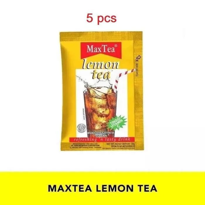 Max Tea Lemon Tea Peach Tea 檸檬茶 & 白桃茶 10pc X 25gr