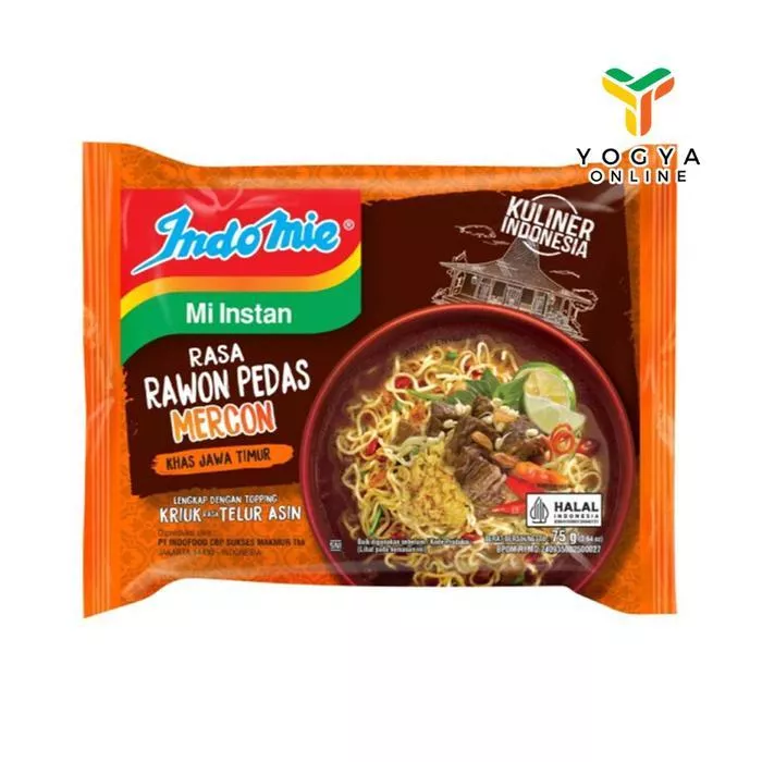 Indomie Rawon Pedas 辣黑牛肉湯