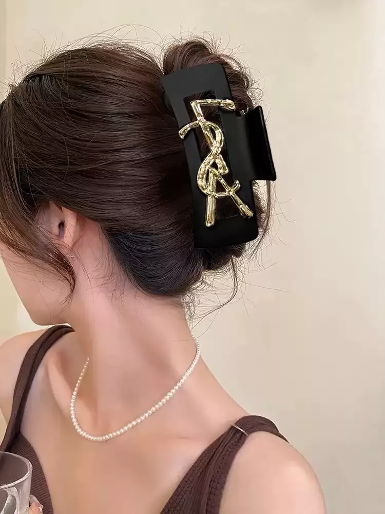 Jepit Rambut YSL 鯊魚夾