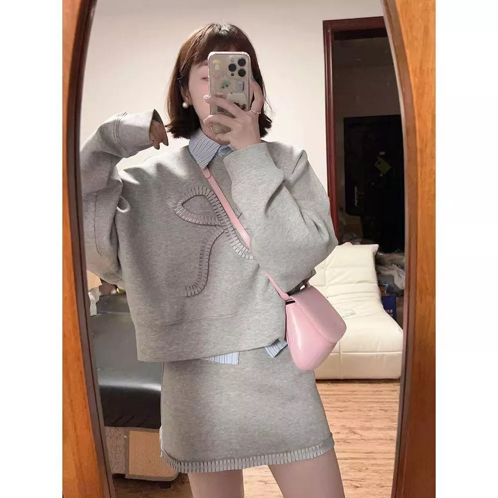 Baju Setelan Sweater 2in1 二合一套裝毛衣