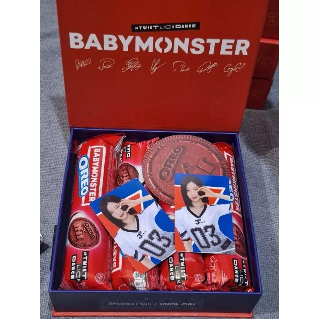 [預購] 聯名大/小禮盒 BABYMONSTER XOreo寶怪奧利奧餅乾禮盒 限量收藏 韓團周邊