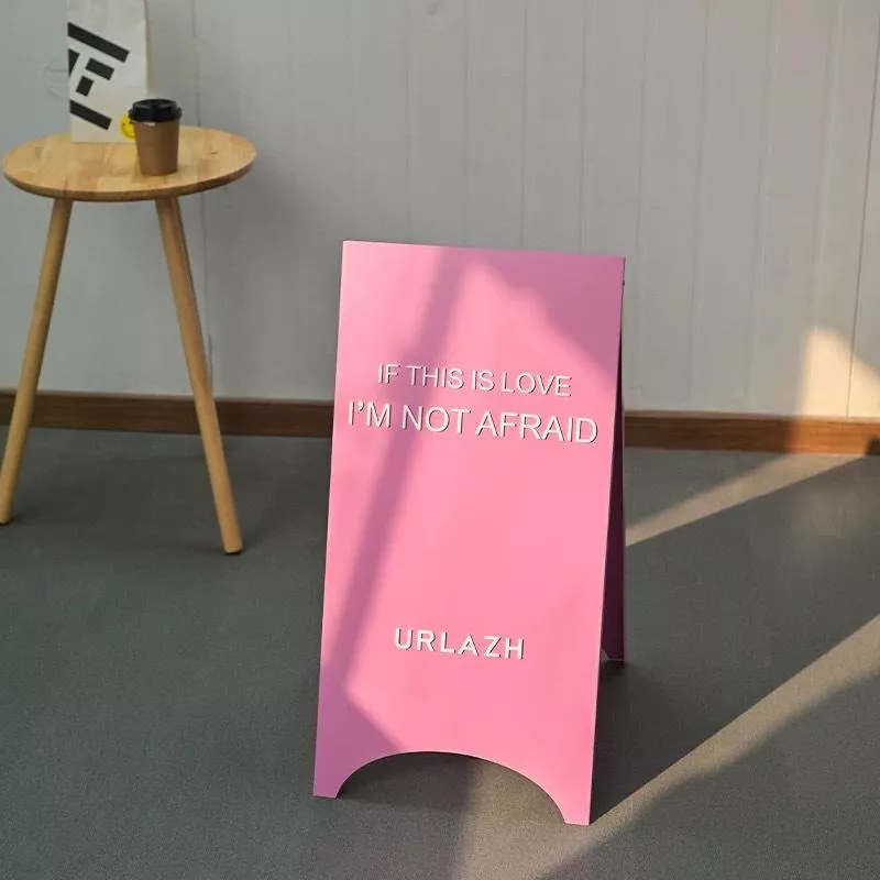 客製化 | 不鏽鋼摺疊招牌