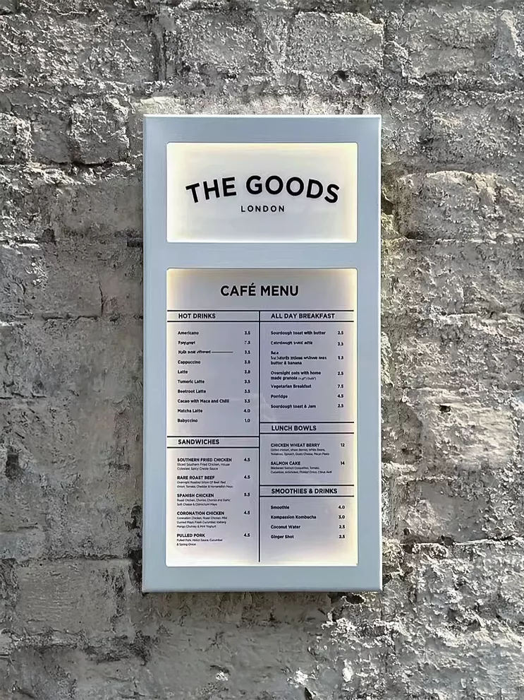 客製化 | 門口菜單展示架