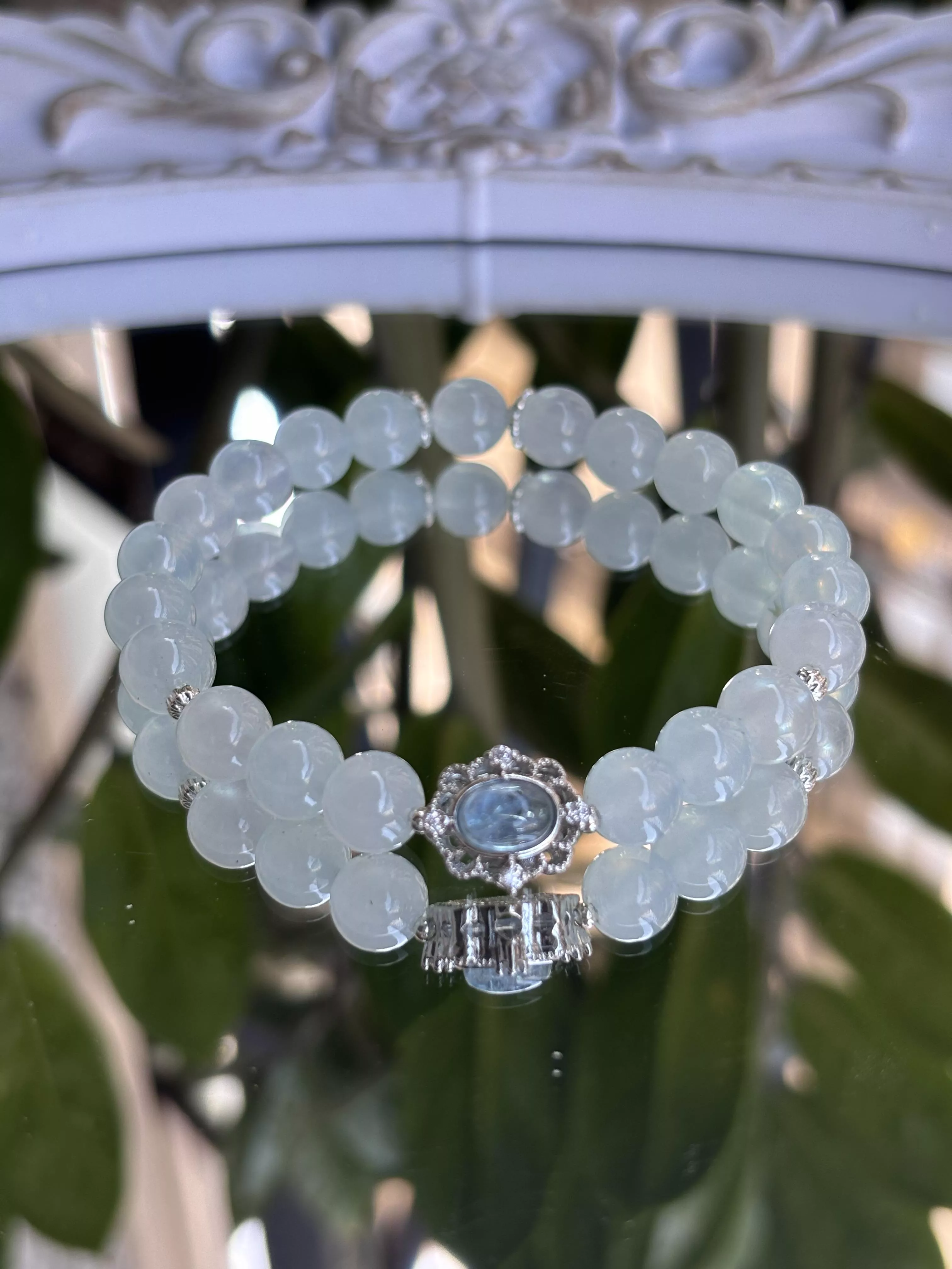 靈語之藍．海藍寶魔盒手鍊