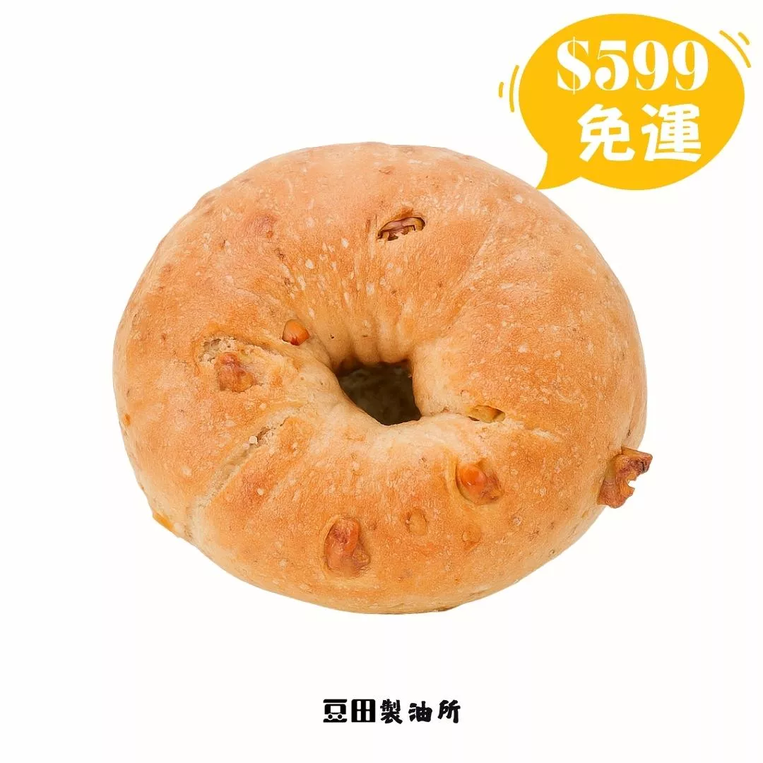 黑糖核桃熊(黑糖肉桂核桃米貝果)