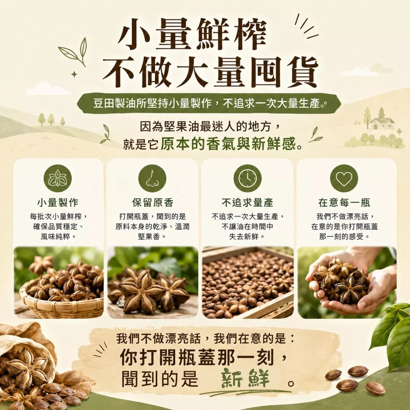 新鮮冷壓初榨