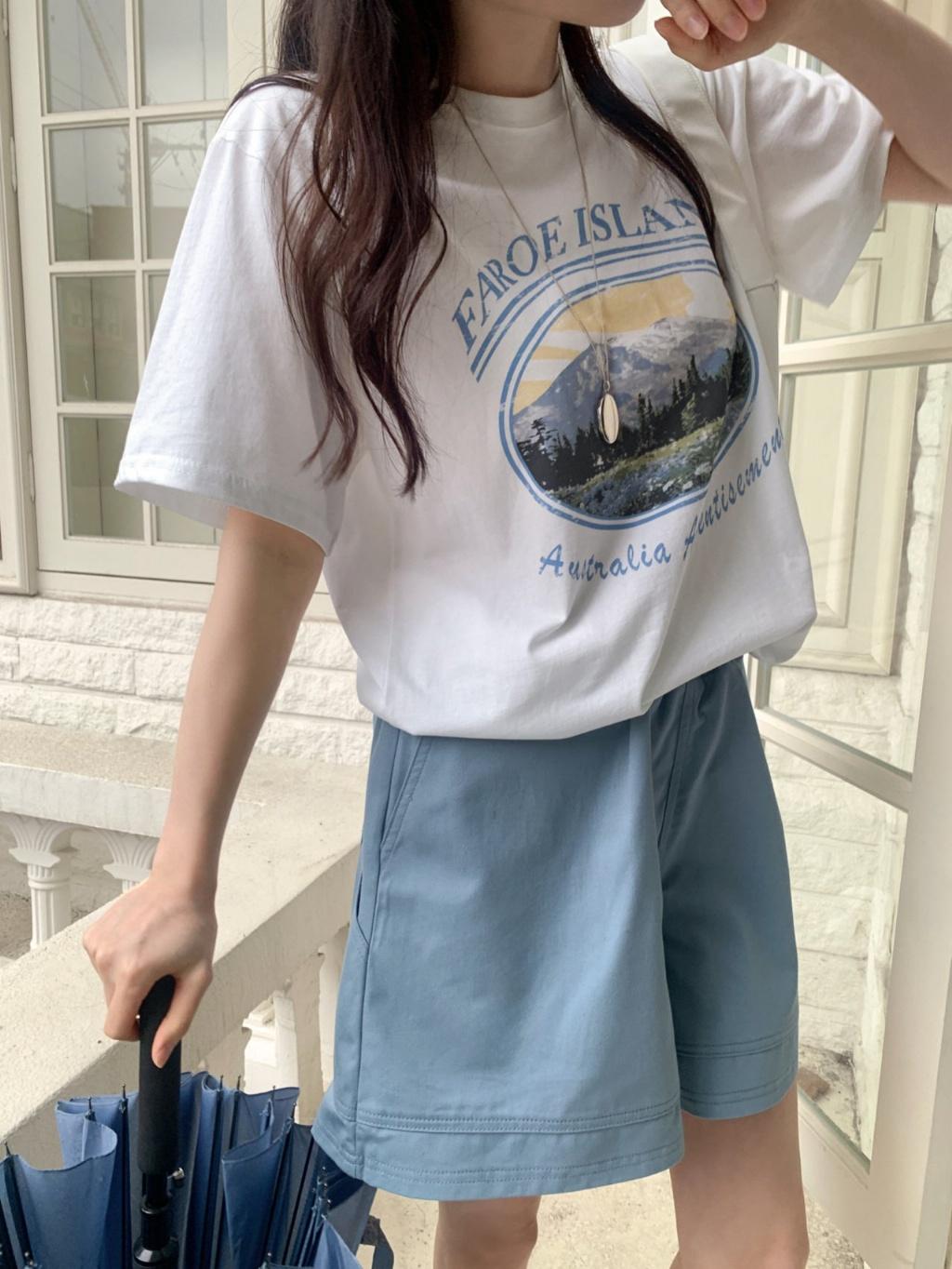 23P正韓夏季法羅群島短T