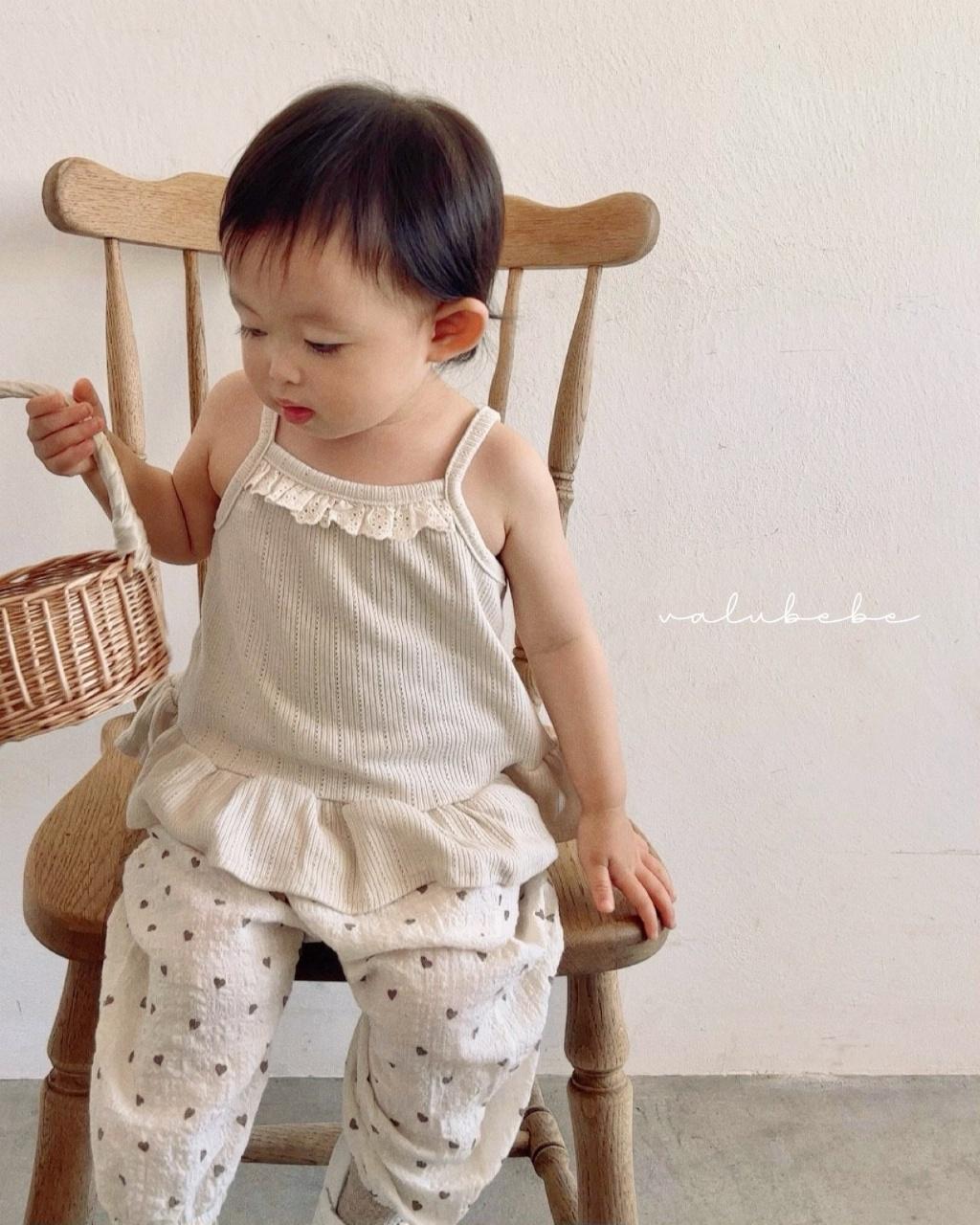 正韓Valubebe 23P 小背心微荷葉裙擺