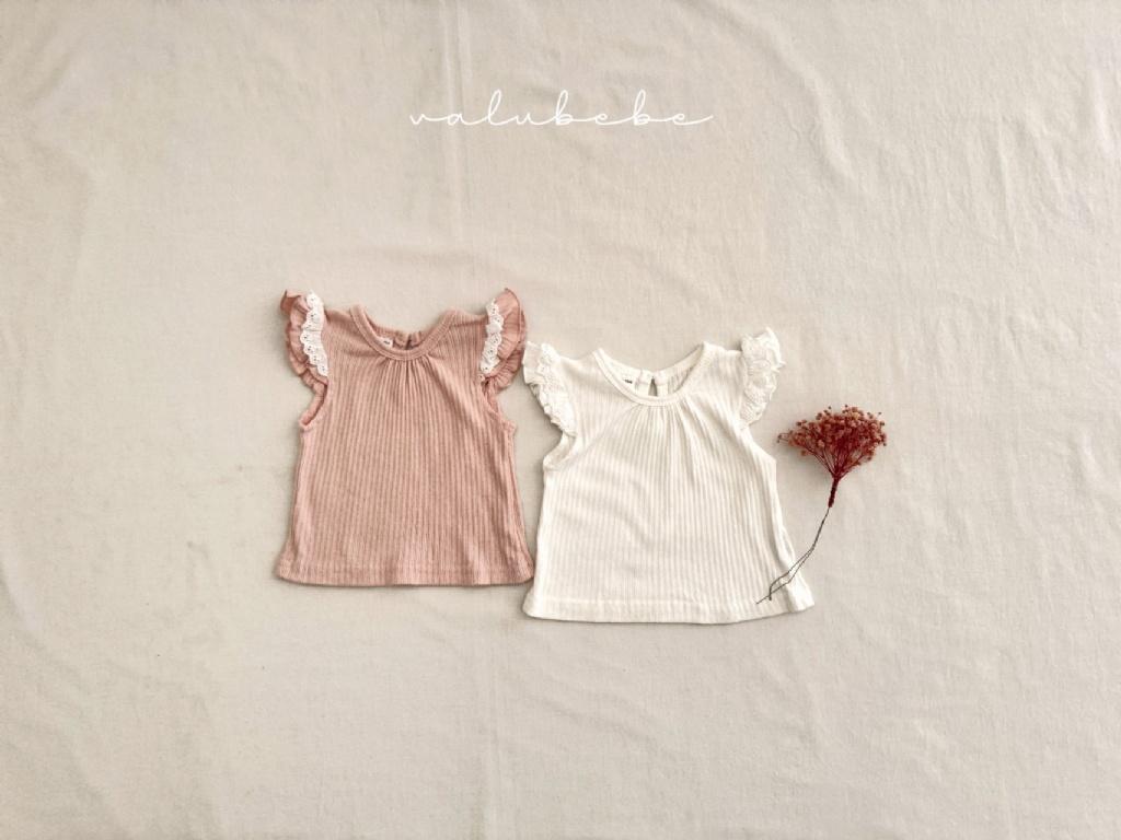 正韓Valubebe 23P直壓紋荷葉袖