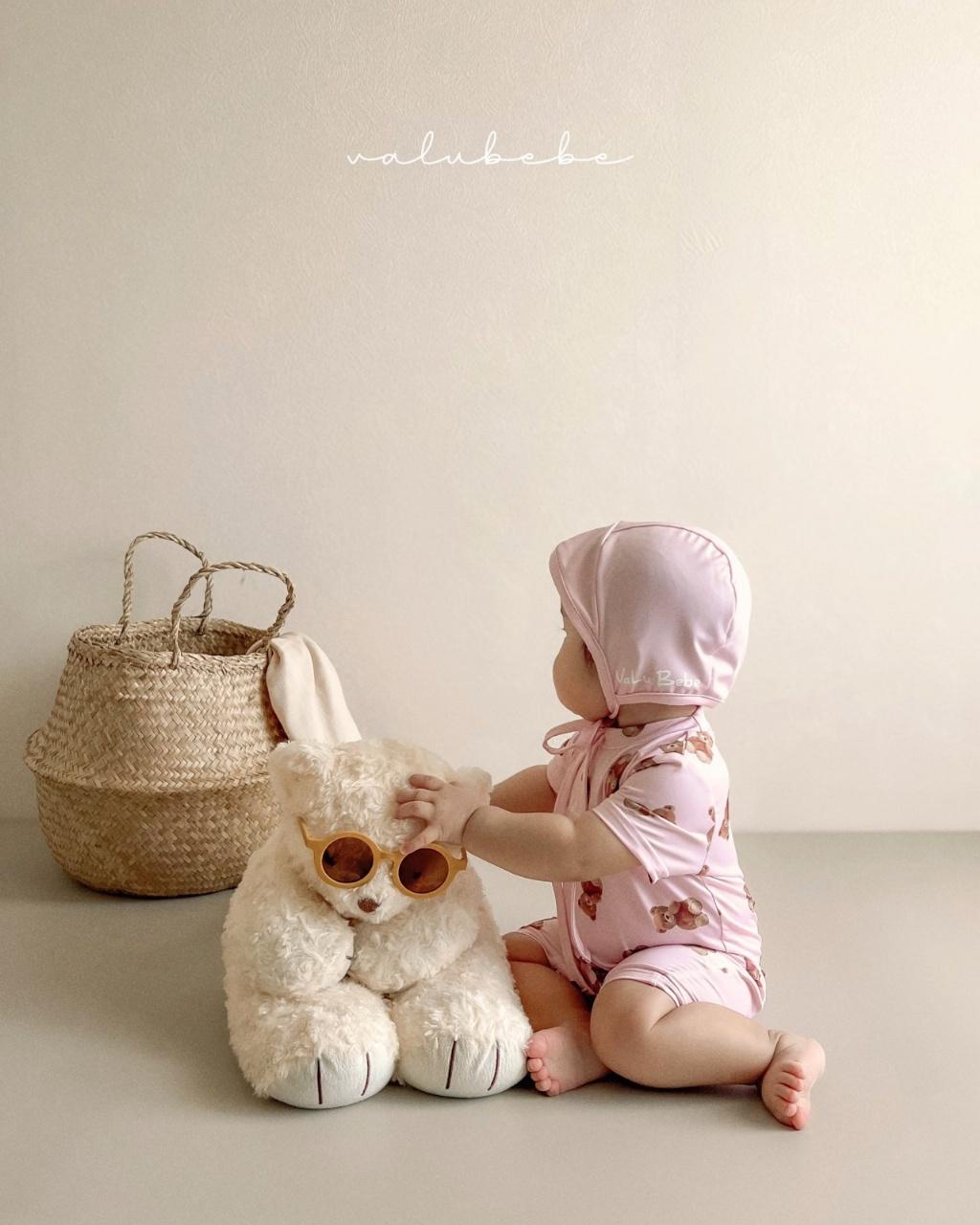 正韓Valubebe 23P綁帶游泳帽