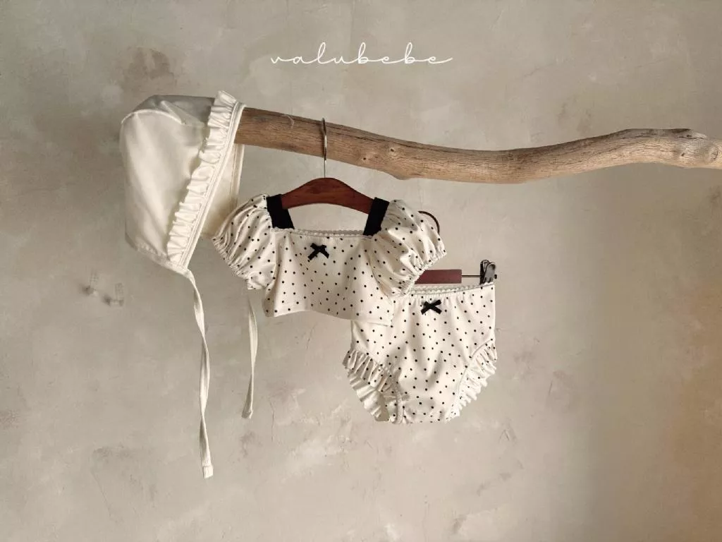 正韓Valubebe 23P荷葉游泳衣